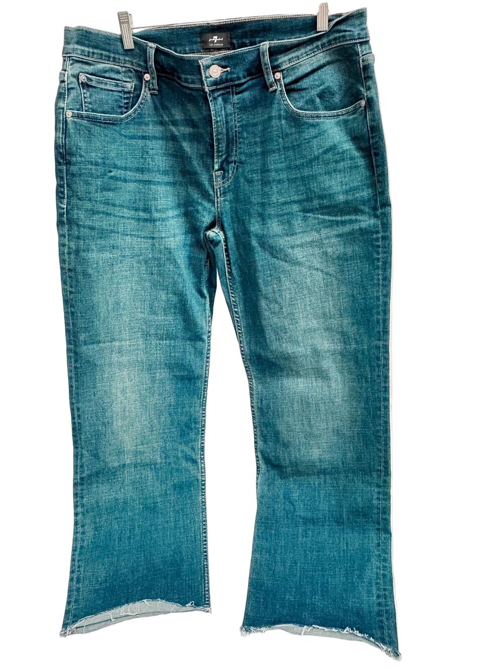 7 for All Mankind Austyn straight leg men's blue jeans